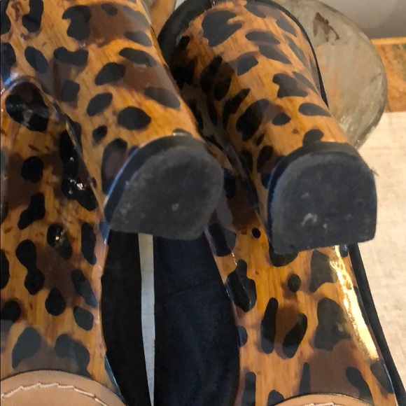 Coach suede and leopard print heels - Picture 4 of 6